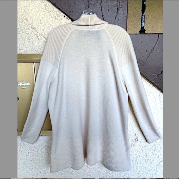 VINCE Wool/Cashmere Open Front Cardigan w/ Ribbed Knit Trim & Pockets EUC/sz S - Picture 12 of 16